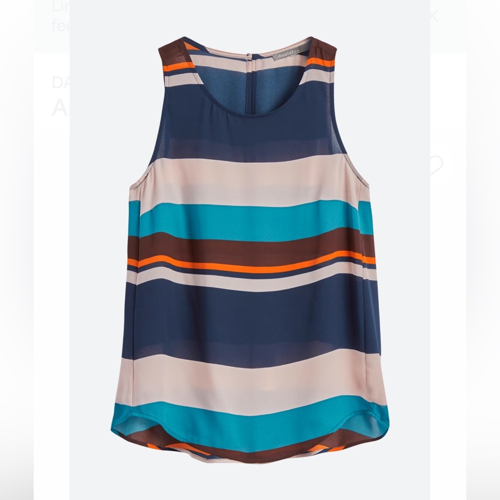 Daniel Rainn Albado Striped Blouse - Size XS